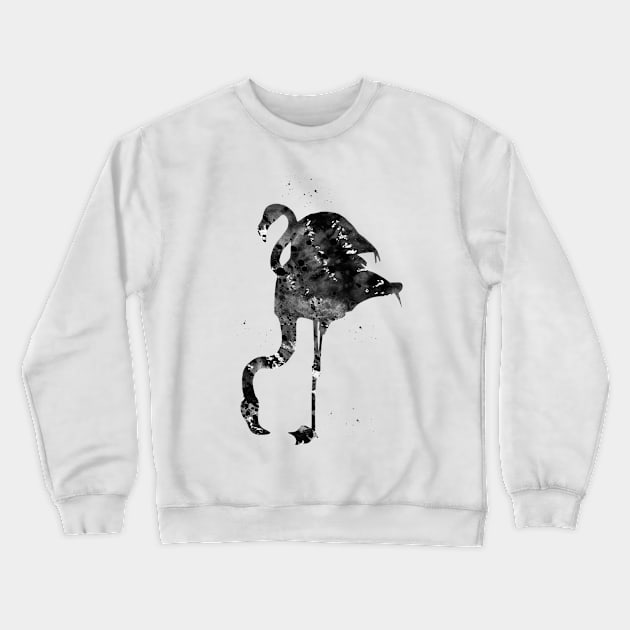 Flamingo Crewneck Sweatshirt by erzebeth